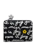 Marc Jacobs The Joy floral-print wallet - Black
