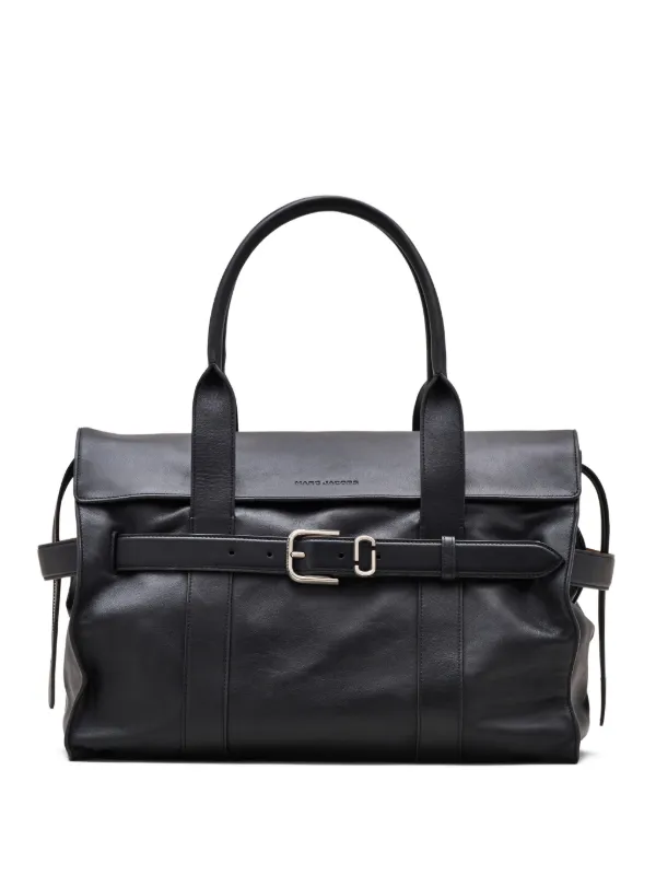 MARC JACOBS THE TOTE BAG ブラック Marc Jacobs Women's The Leather Medium Tote Bag - Black
