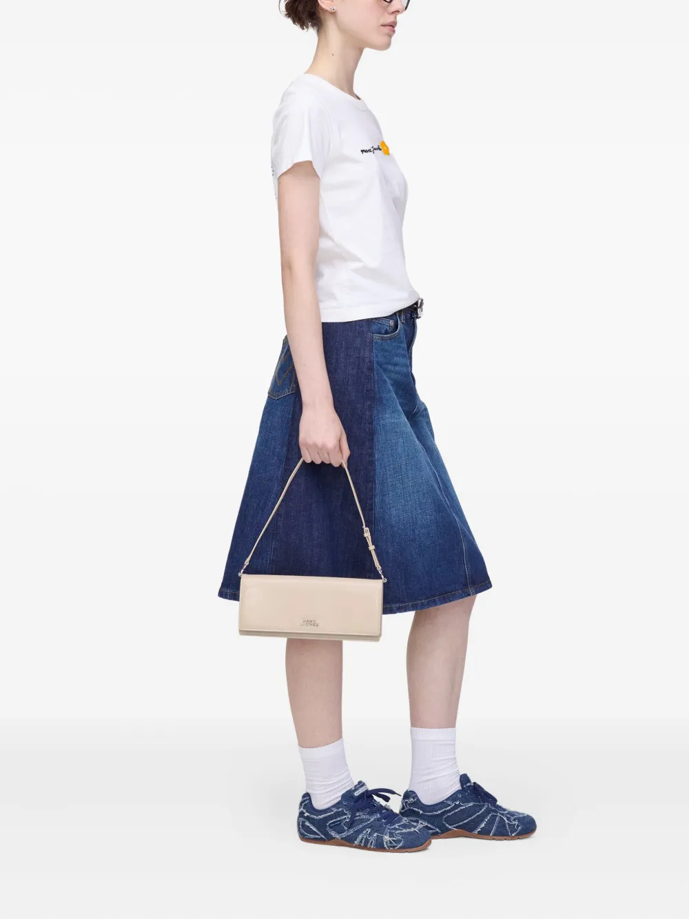 Marc Jacobs T-shirt met logo-applicatie Wit