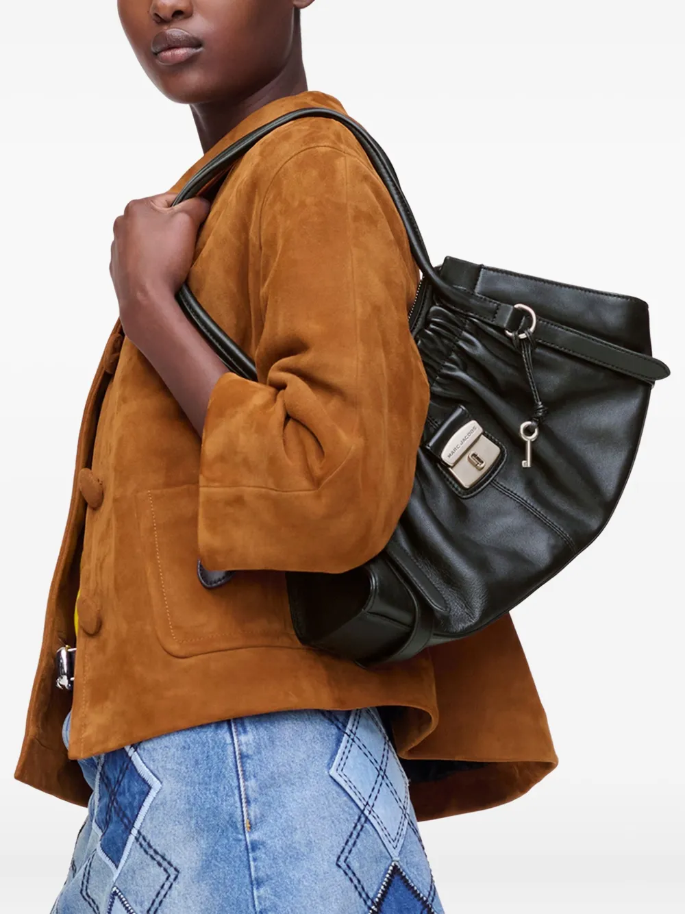 Marc Jacobs Christina Satchel Bag In Black