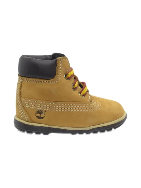 Timberland Kids  Crib leather lace-up booties