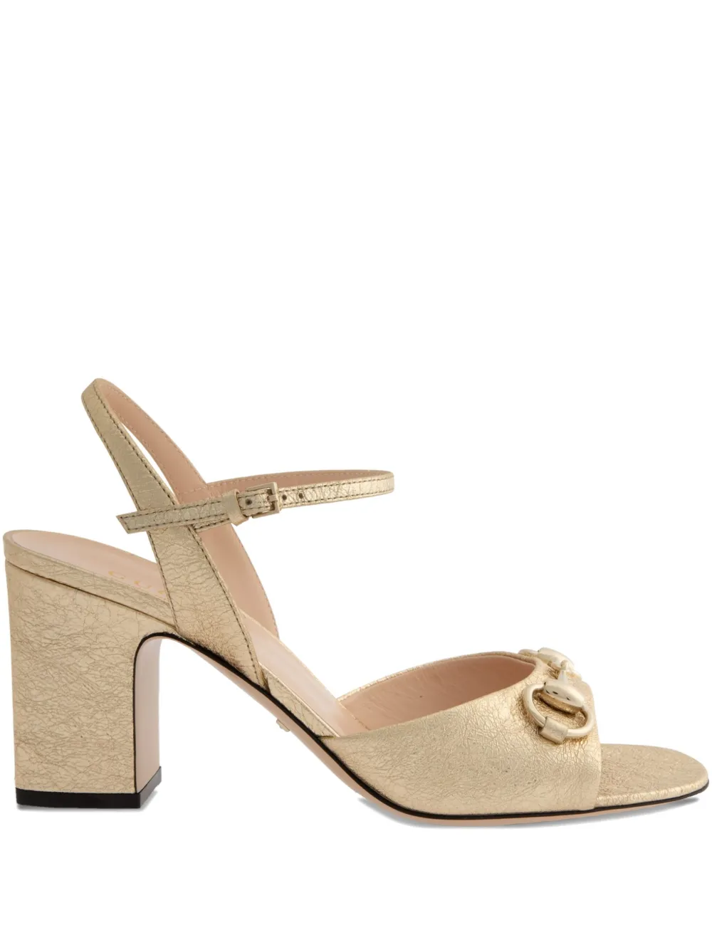Gucci 75mm Horsebit sandals Neutrals