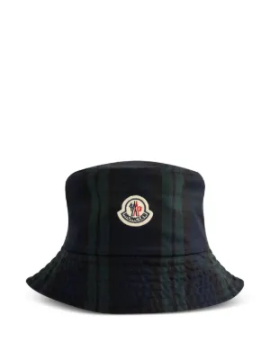 Moncler リバーシブル バケットハット | グレー | FARFETCH JP