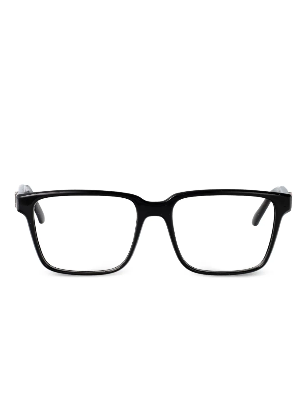 Ferragamo Eyewear ガンチーニ スクエアフレーム - ブラック Ferragamo Eyewear ガンチーニ スクエアフレーム - ブラック