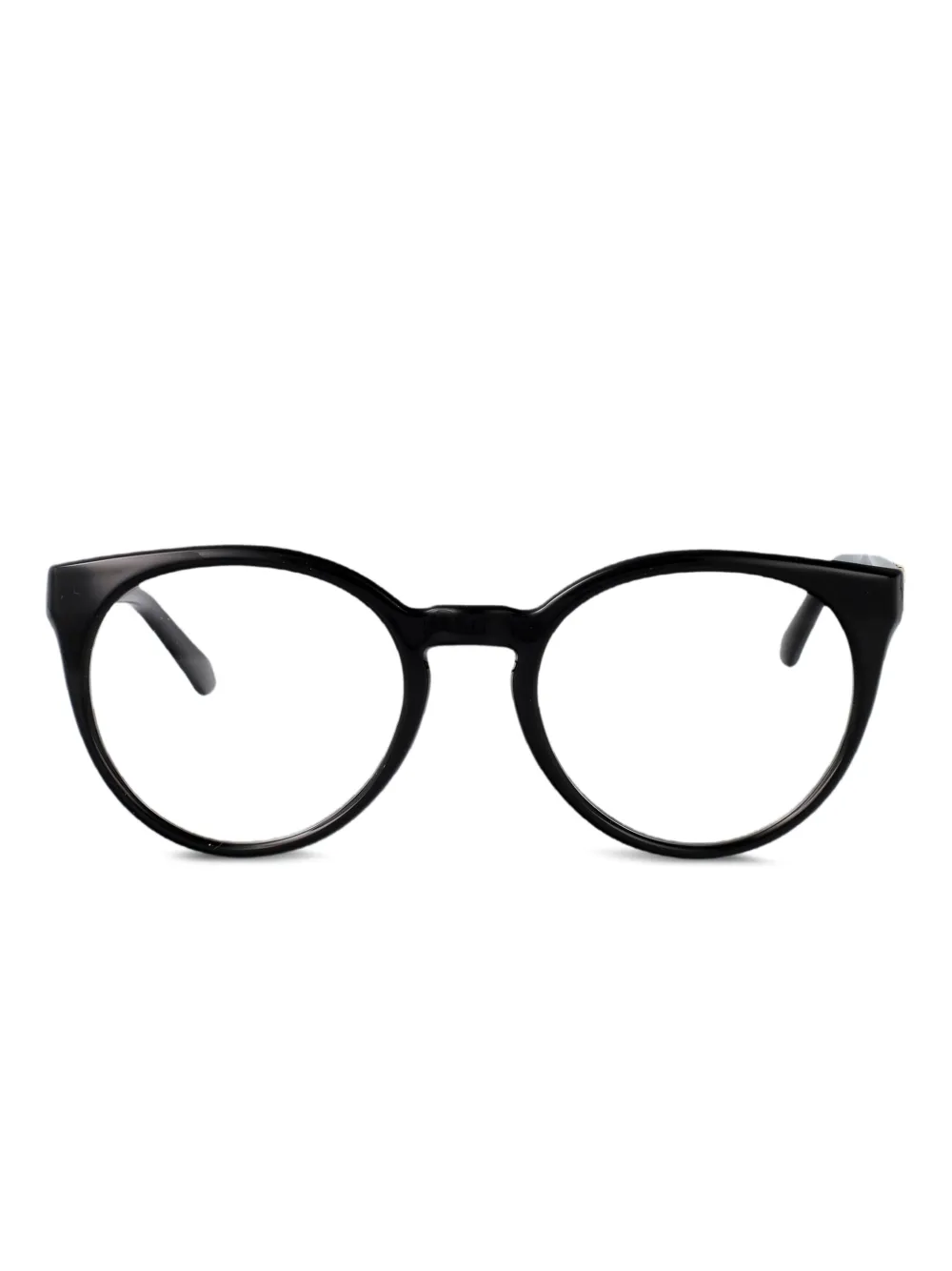 Ferragamo Eyewear ラウンド眼鏡フレーム - ブラック Ferragamo Eyewear ラウンド眼鏡フレーム - ブラック
