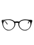 Ferragamo Eyewear round-frame clear glasses - Black