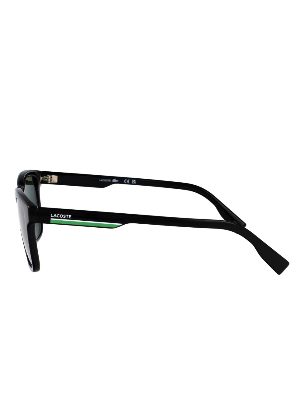 Lacoste Zonnebril met vierkant montuur Zwart