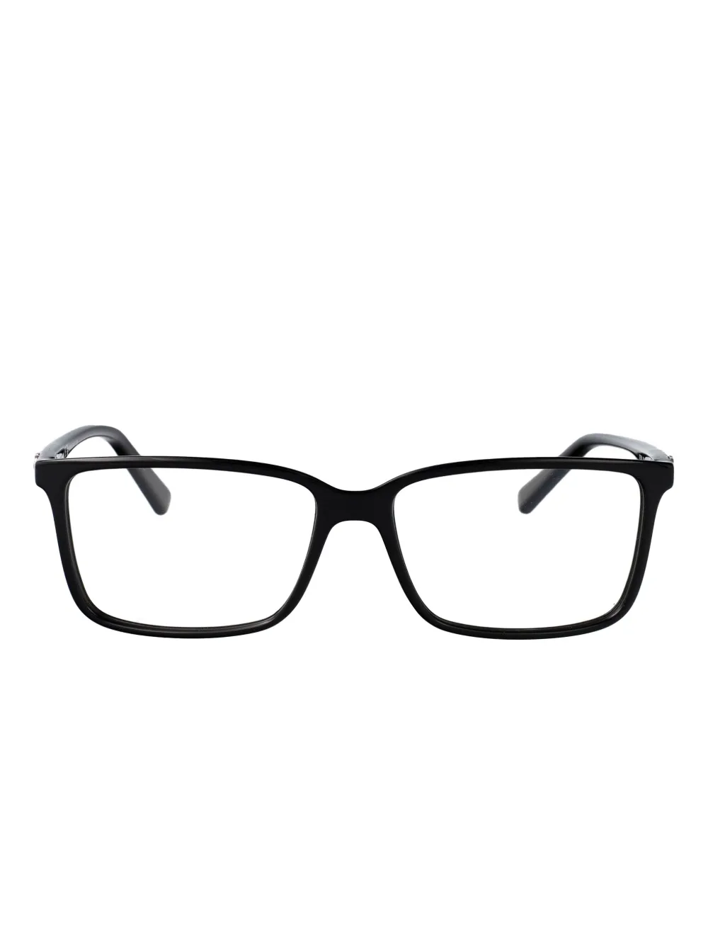 Ferragamo Eyewear rectangle acetate glasses Zwart