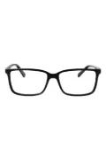 Ferragamo Eyewear rectangle acetate glasses - Black