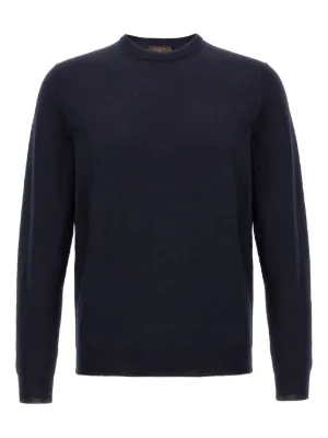 Ma'ry'ya crew-neck Sweater | Blue | FARFETCH RO