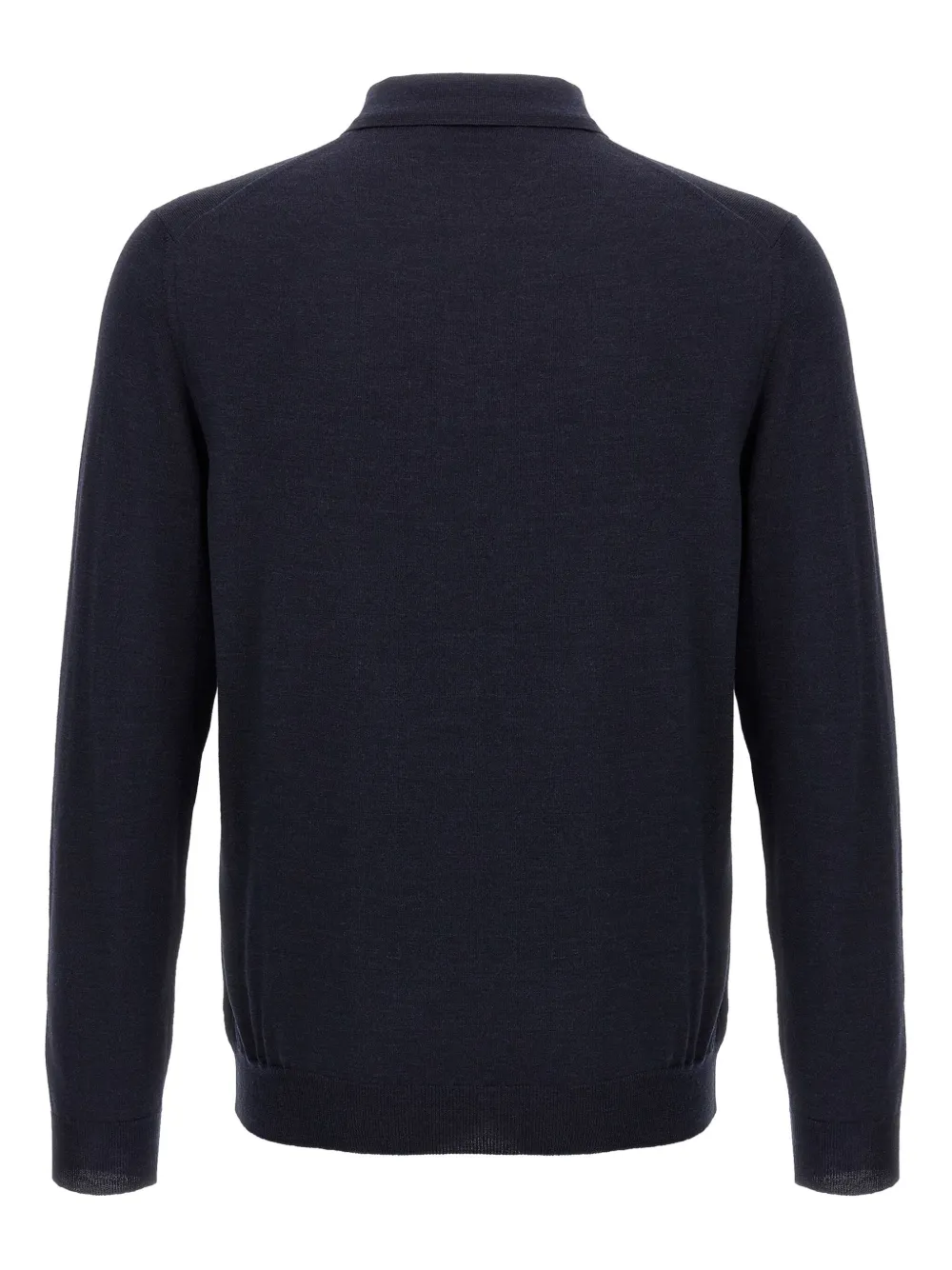 Zanone long-sleeve polo shirt Blauw