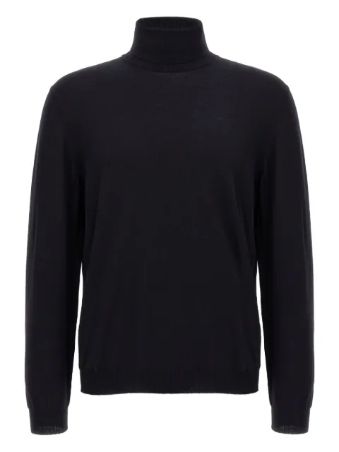 Zanone turtleneck cuffed-sleeve sweater