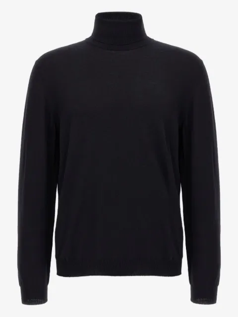 Zanone turtleneck cuffed-sleeve sweater