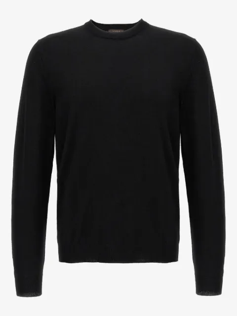 Zanone crew-neck cuffed-sleeve sweater