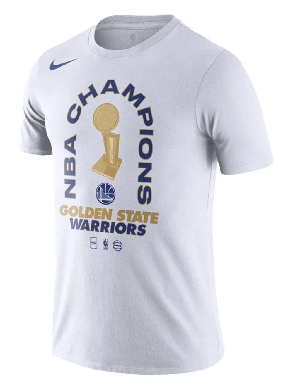 Nike Warriors 2018 NBA Finals Champ Parade T-shirt Wit