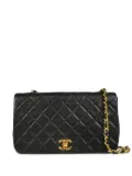 CHANEL Pre-Owned 1990 small turn-lock Full Flap shoulder bag - Black
