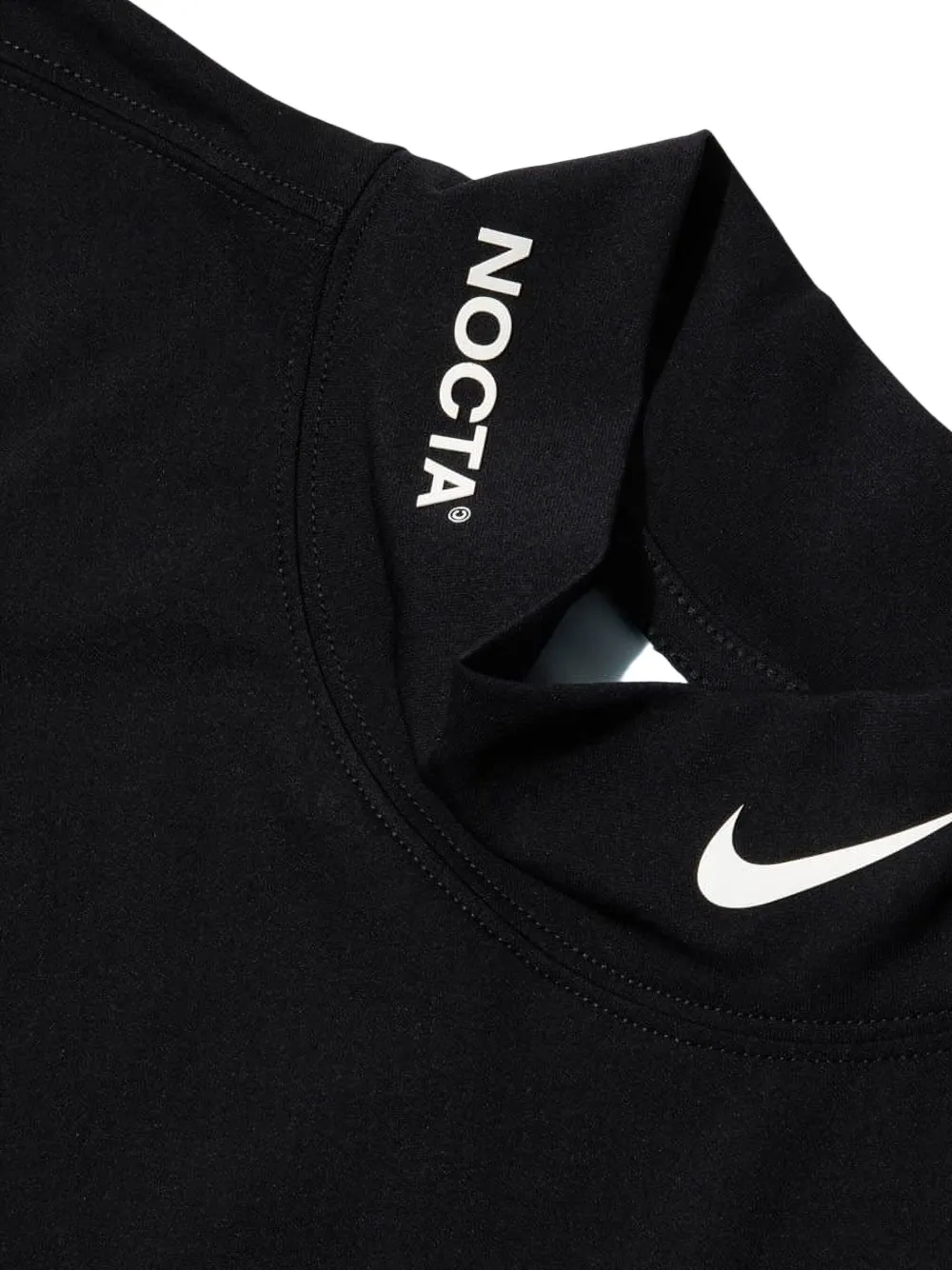 Nike x Drake NOCTA mock-neck logo top Zwart