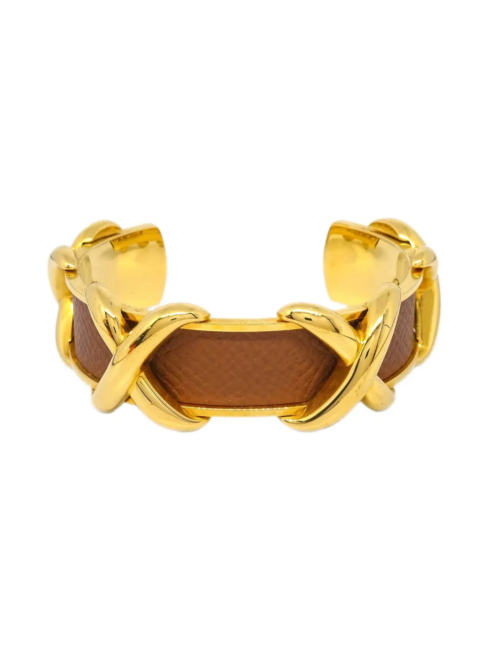 Pre-owned Hermes 1990-2000s Criss Cross Bracelet