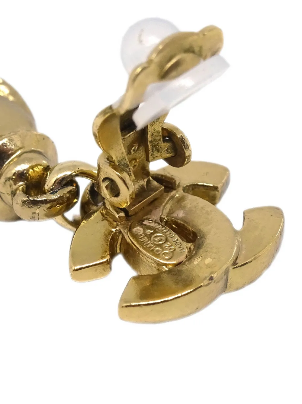 CHANEL Pre-Owned 2002 Dangle clip-on earrings | Pre-Owned | Image 2