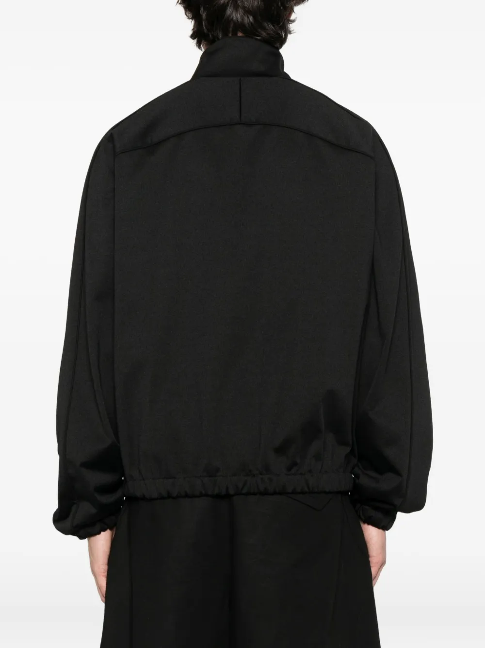Jil Sander zip-up sweatshirt Zwart