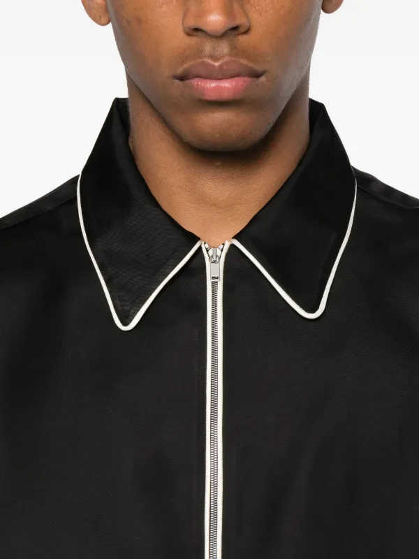 Jil Sander ジップ　シャツ 23AW NEW】JIL SANDER_men / ジップ シャツジャケット / Black