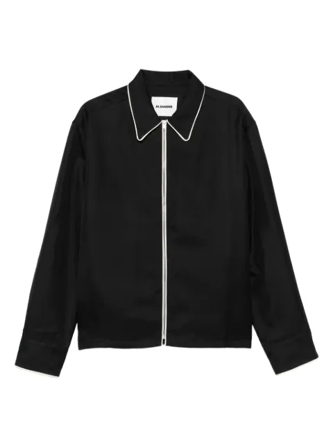 Jil Sander zip-front shirt