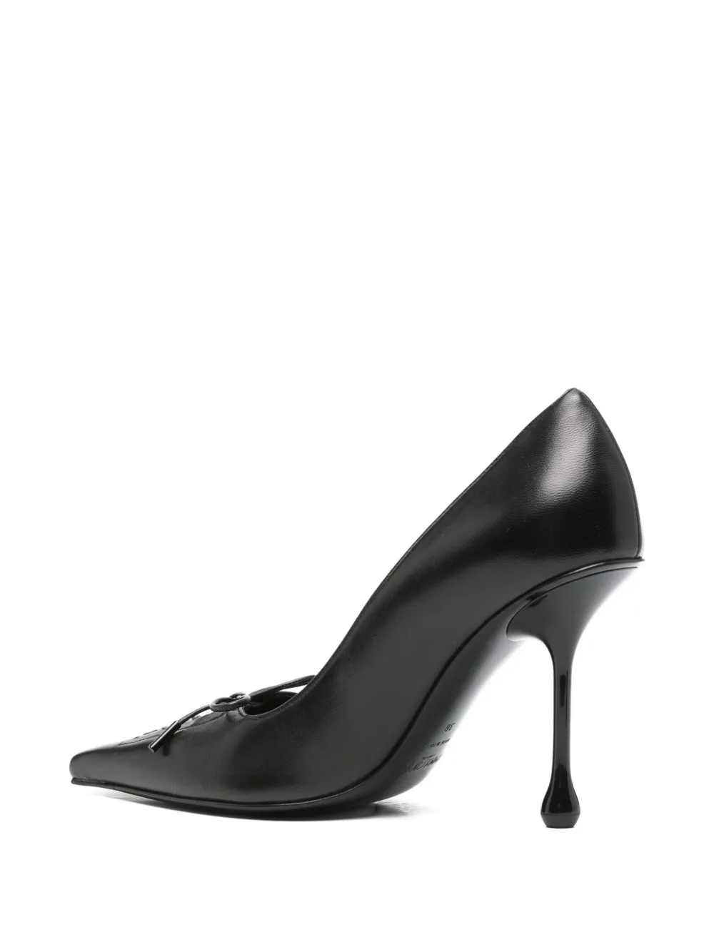 Jimmy Choo 95mm Scarlett lace-up pointed-toe pumps Black