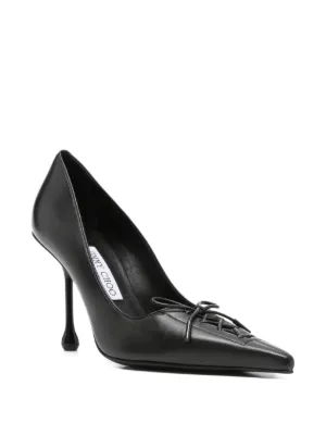 美品⭐️ジミーチュウ パンプス 34 (21.5cm-22cm) JIMMY CHOO 良品 ジミーチュウ レザー ポインテッドトゥ
