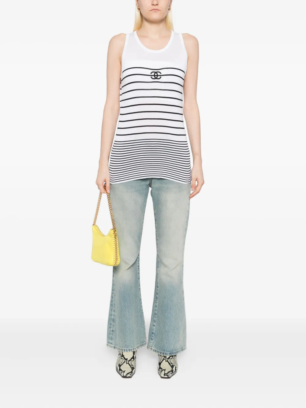 CHANEL Pre-Owned 1990-2000s sleeveless top | Image 2