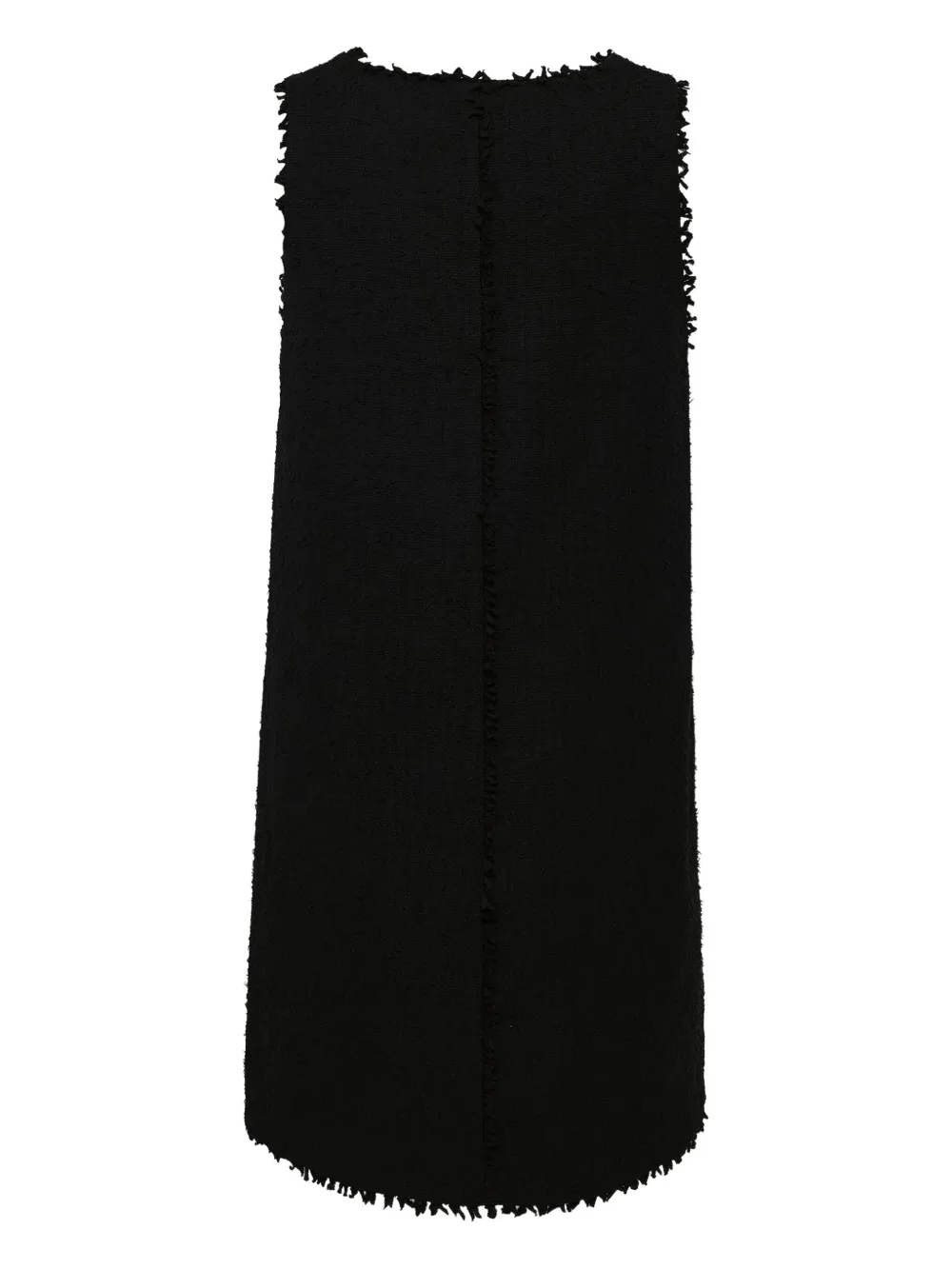 MSGM frayed-edge dress Zwart