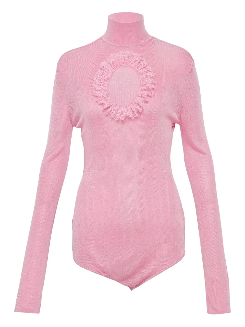Self-Portrait x Christopher Kane Body con dettaglio cut-out - Rosa