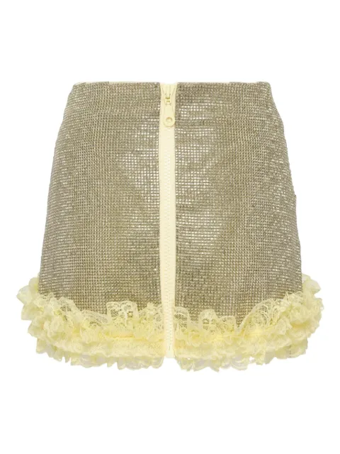 Self-Portrait zip-fastening skirt