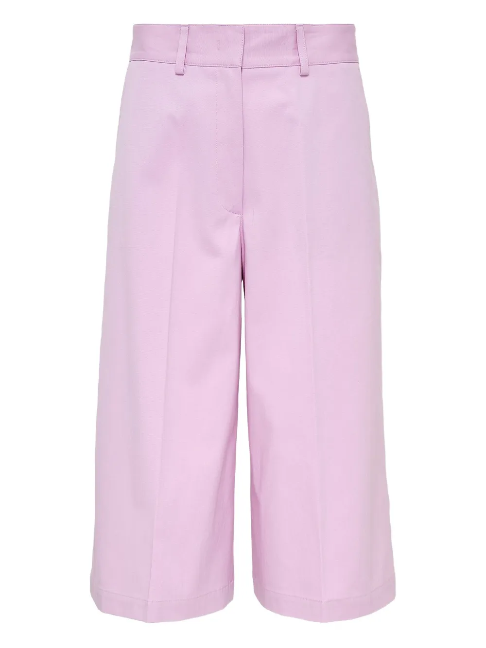 high-waisted culottes