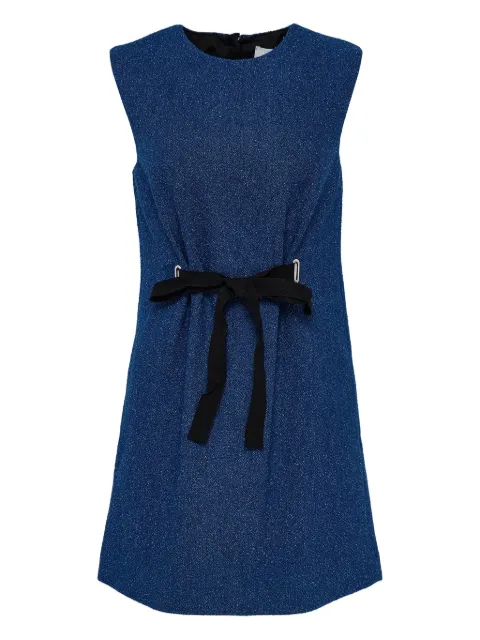 MSGM sleeveless belted dress