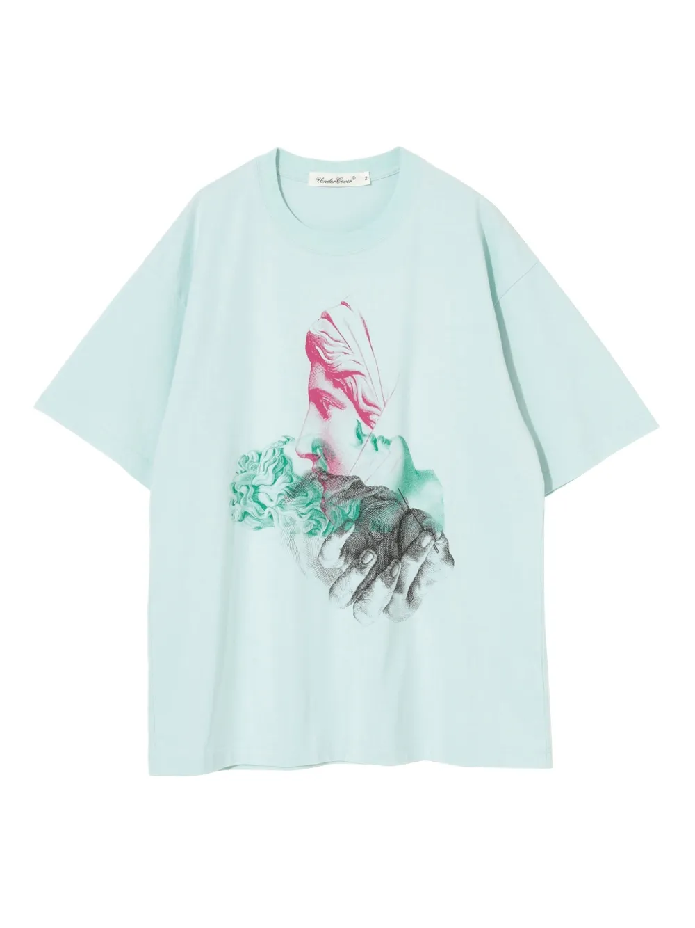Undercover sculpture-print T-shirt Groen