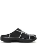 Undercover chain-print flat mules - Black