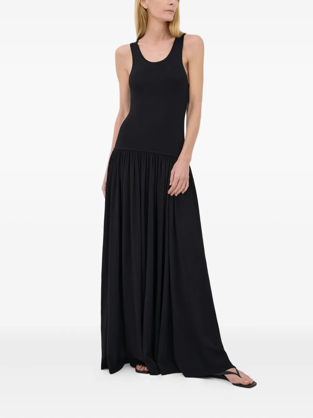 Paloma Wool sleeveless gathered dress - Zwart