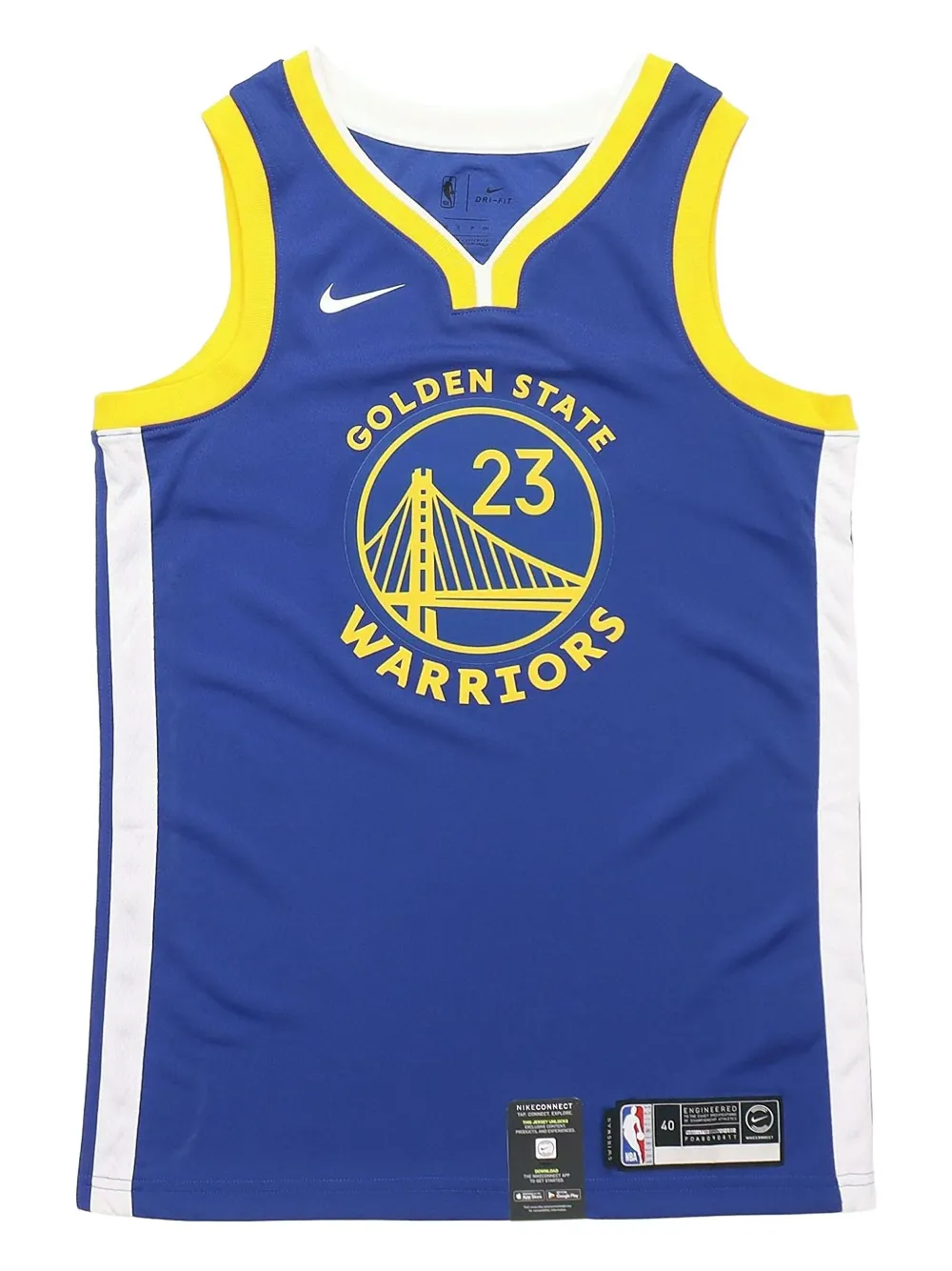 Nike NBA Golden State Warriors "Draymond Green" swingman jersey Blauw