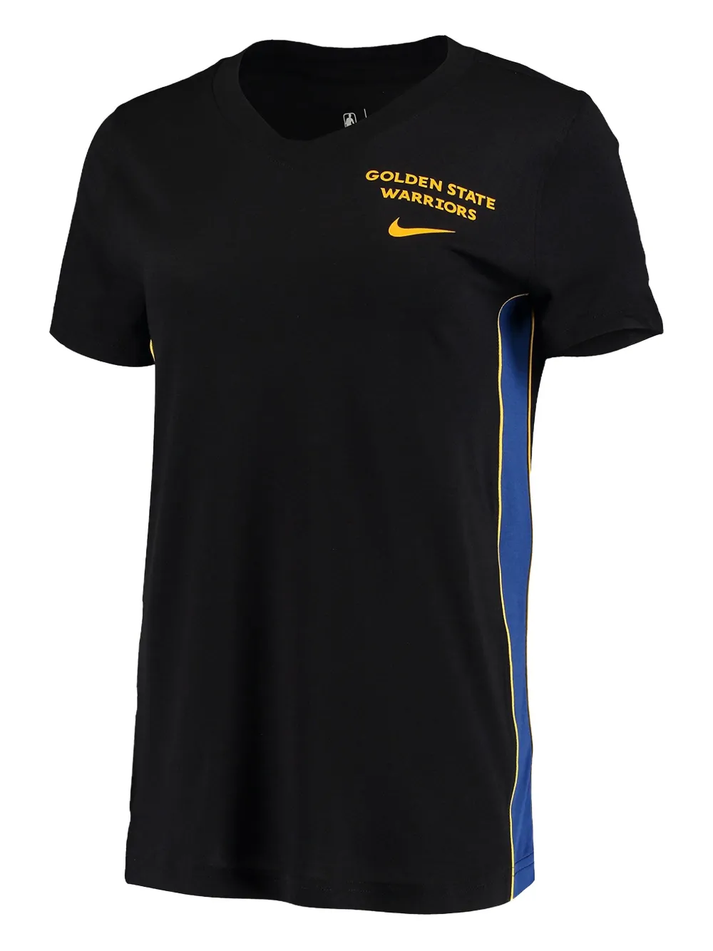 Nike WoNBA Golden State Warriors V-neck T-shirt Zwart