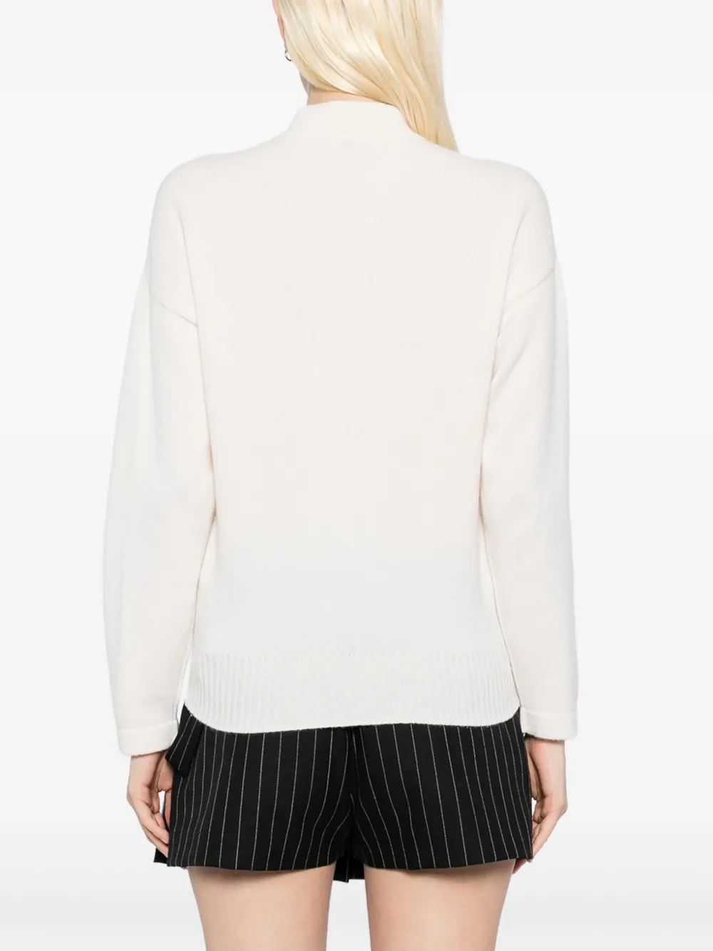 Pre-owned Chanel 2012-2013s Zipped Cardigan In Neutral