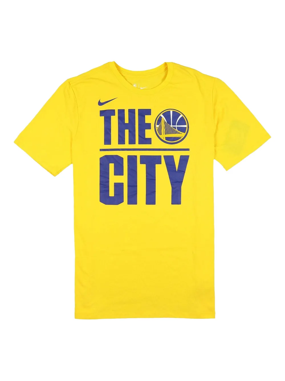 Nike NBA Golden State Warriors The City T-shirt Geel