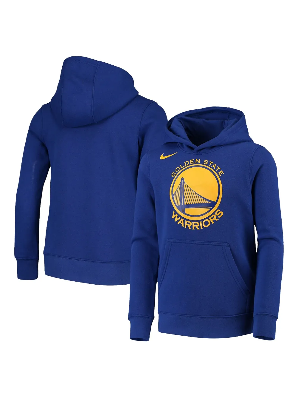 Nike NBA Golden State Warriors hoodie Blauw