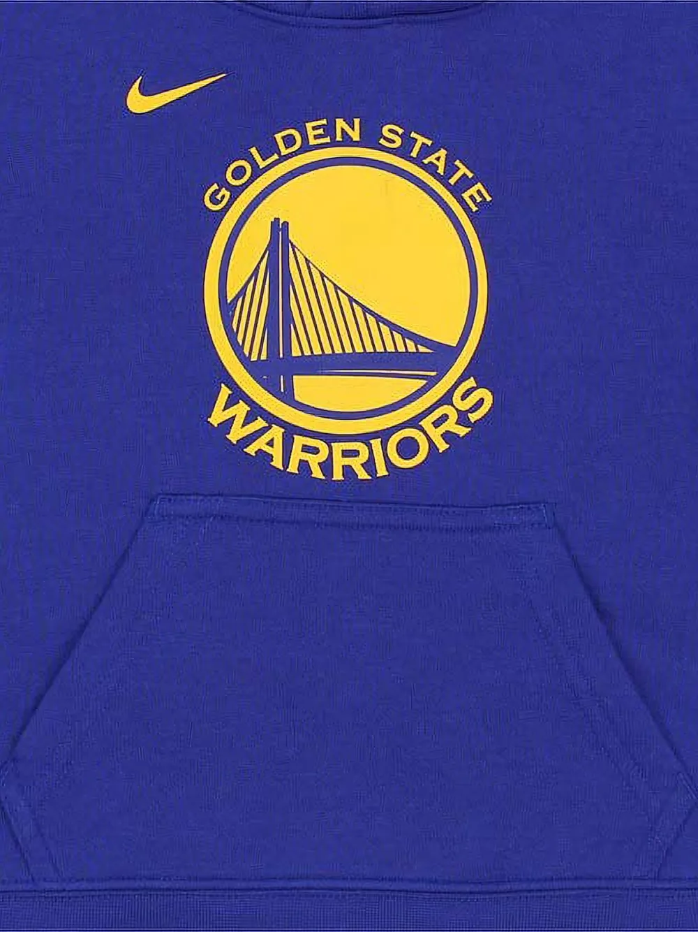 Nike NBA Golden State Warriors logo hoodie Blauw