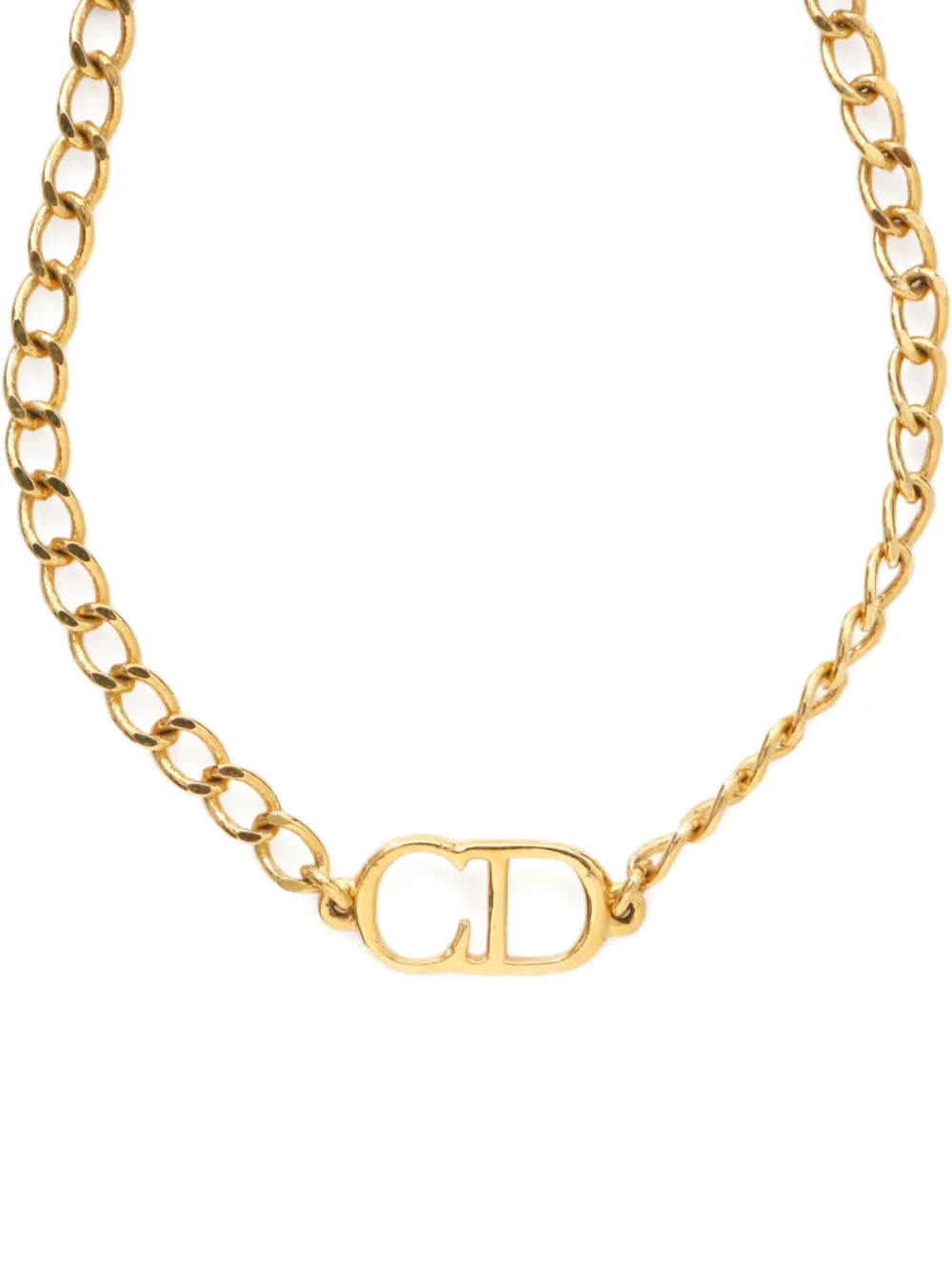 Christian Dior Pre-Owned 1990-2000s CD-logo chain bracelet | Pre-Owned | Image 2
