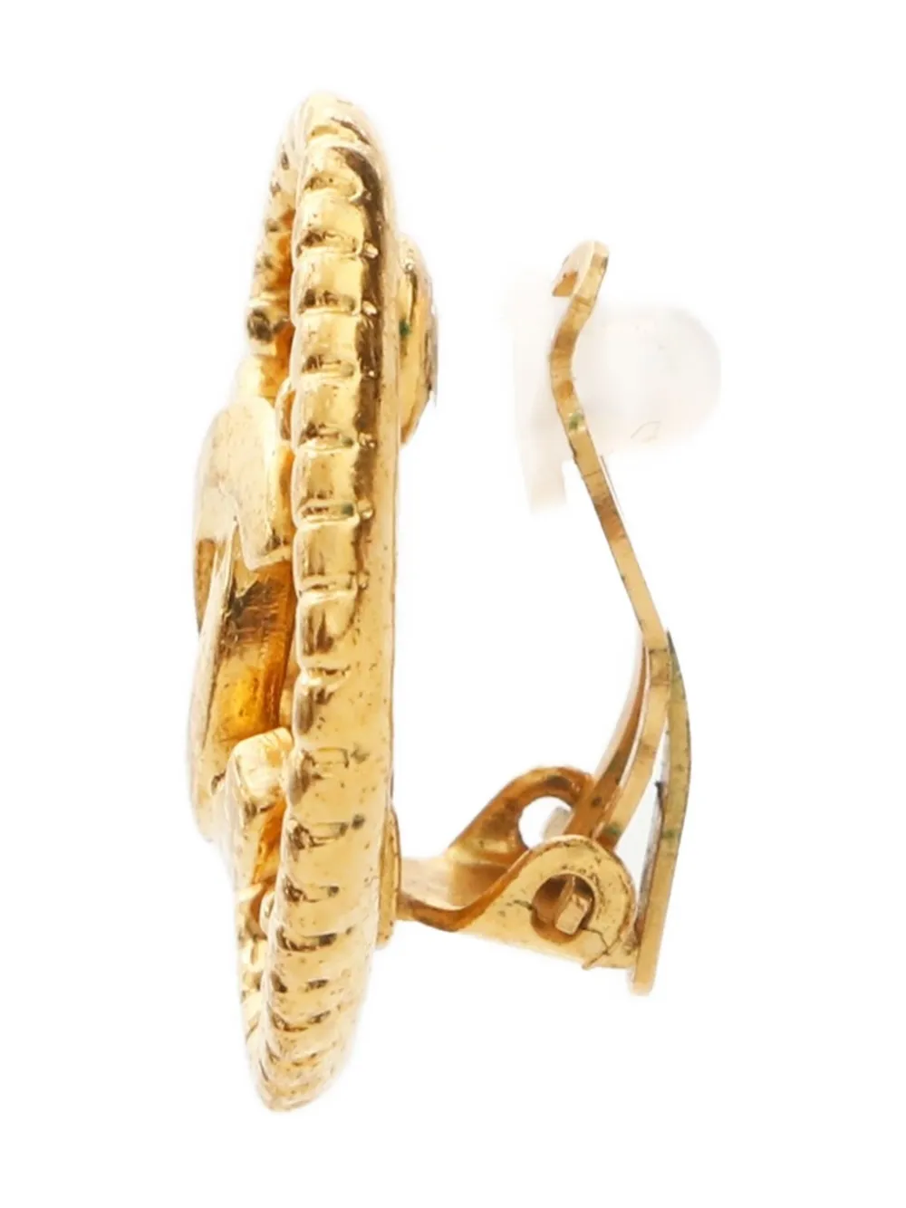 CHANEL Pre-Owned 1996 CC-mark clip-on earrings | Pre-Owned | Image 2
