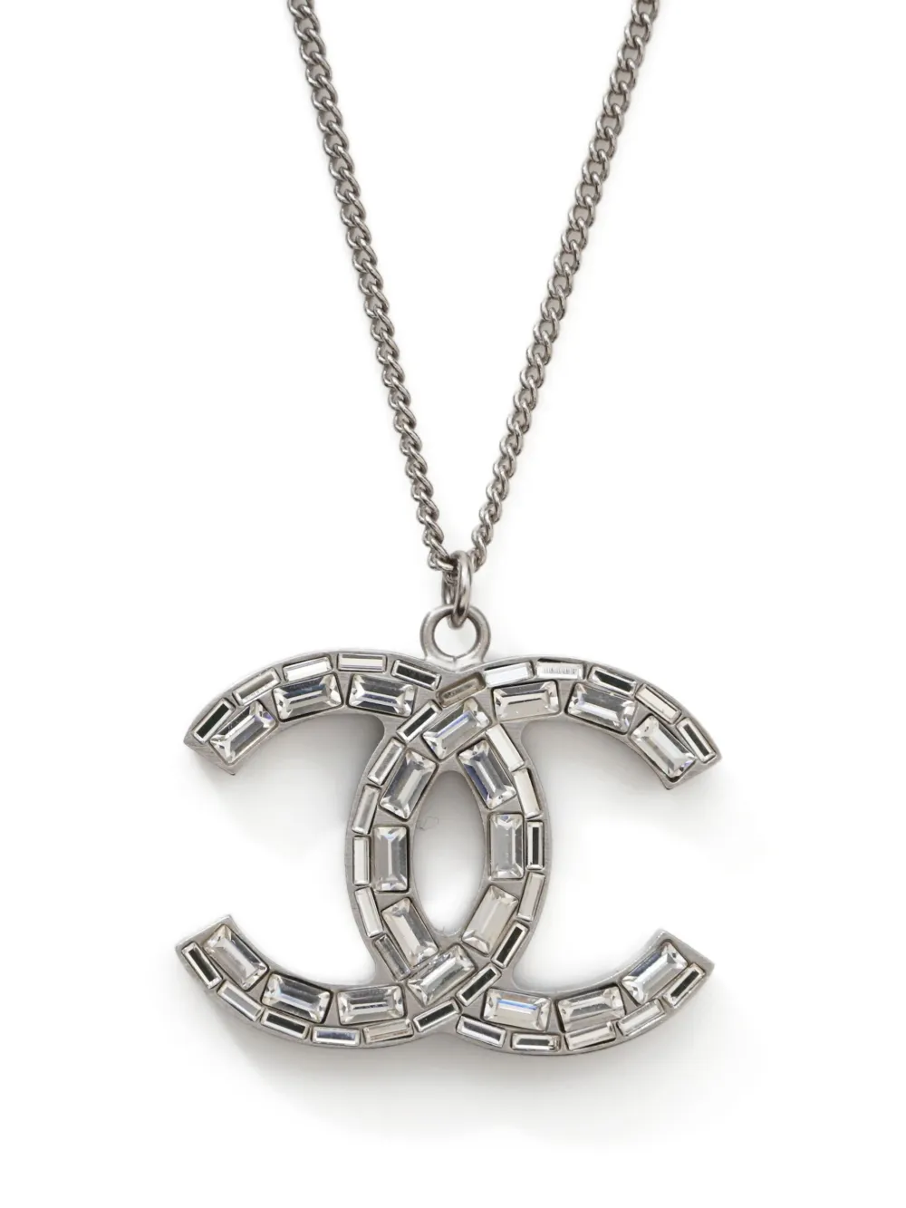 CHANEL Pre-Owned 2009 CC-mark rhinestone necklace | Pre-Owned | Image 2
