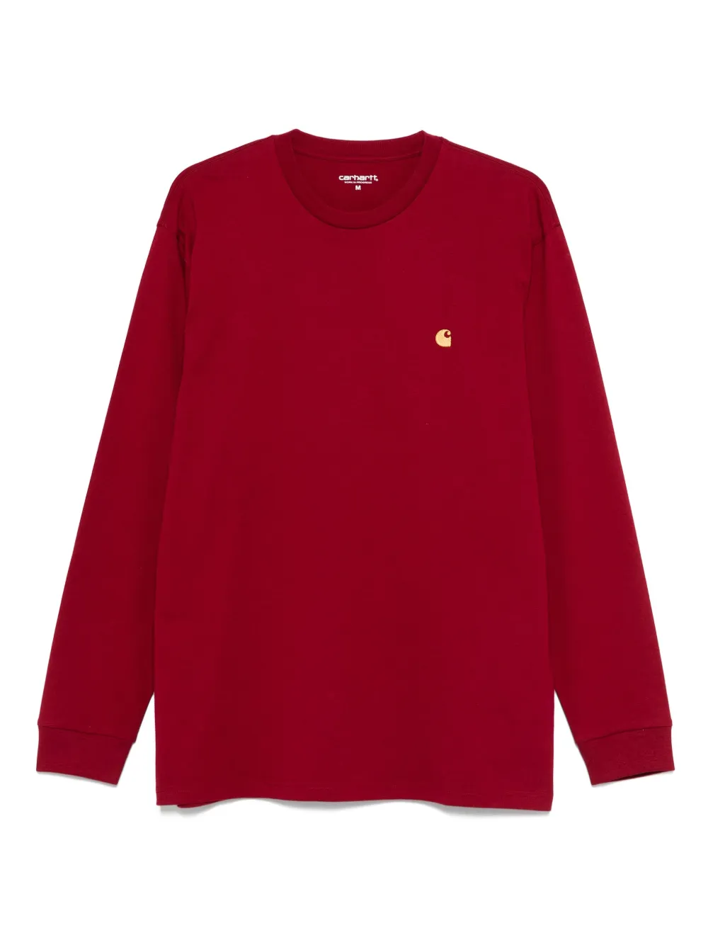Carhartt WIP T-shirt met geborduurd logo Rood