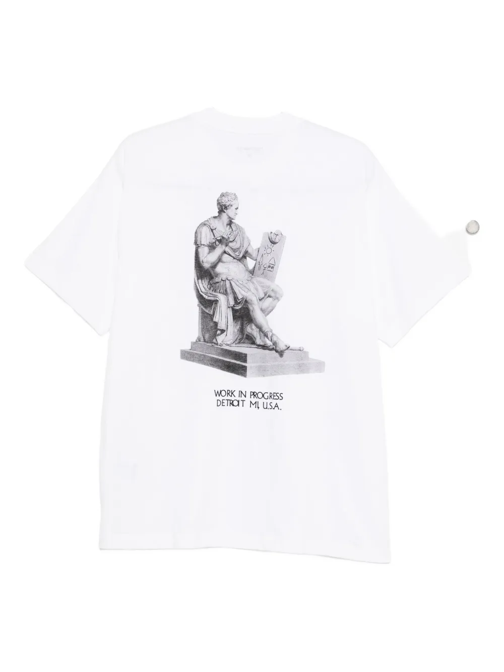 Carhartt WIP T-shirt van biologisch katoen Wit