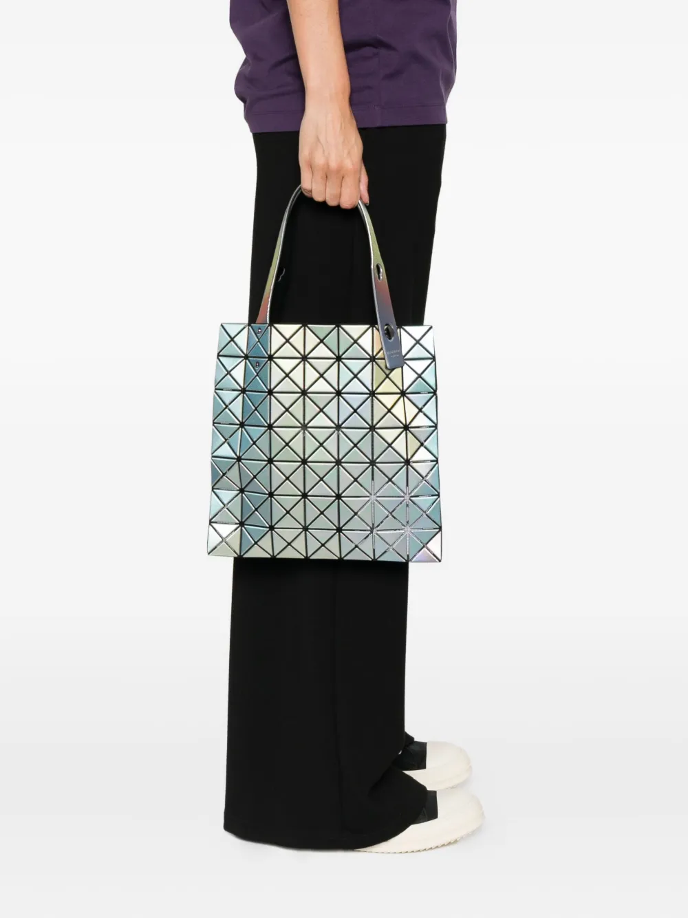 Bao Issey Miyake Shopper met geometrische vlakken Grijs