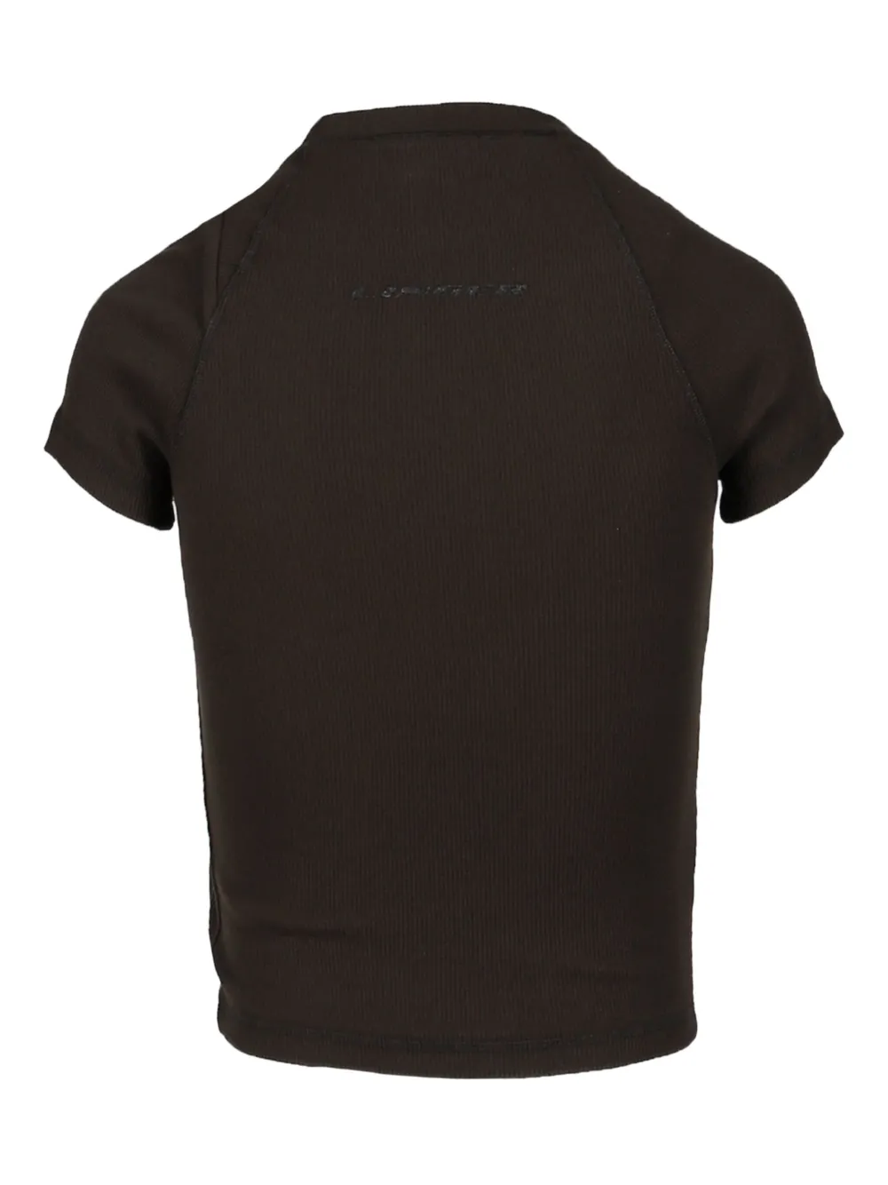 Ottolinger ribbed short-sleeved T-shirt Zwart